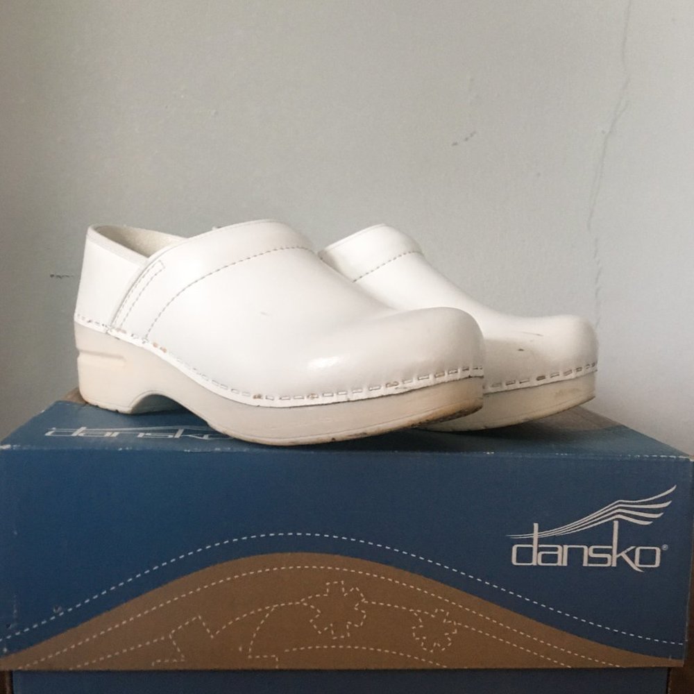 White Dansko Clogs